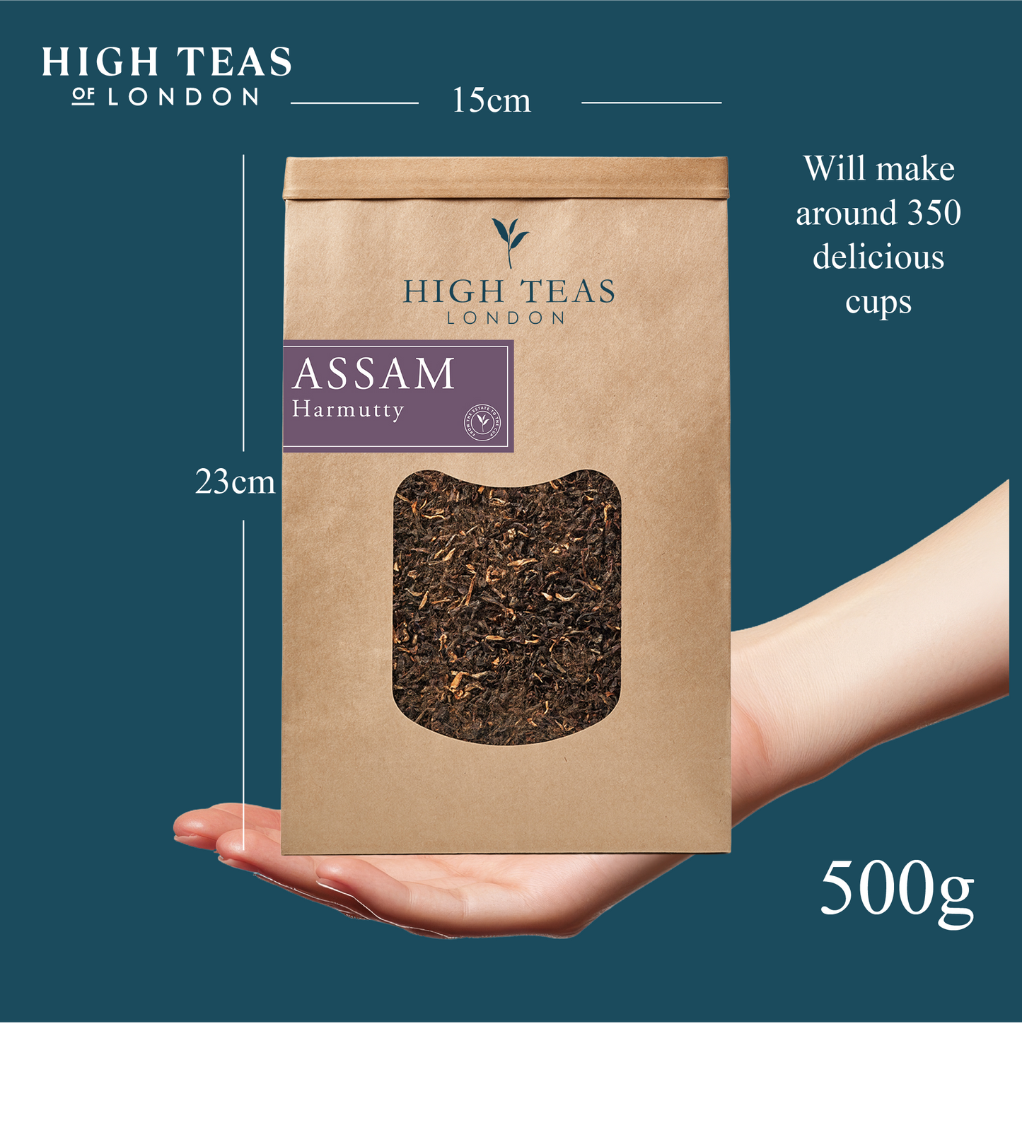 High Teas Assam Hunwal TGFOP1 2nd Flush Loose Leaf Black Tea - Choice of Weight