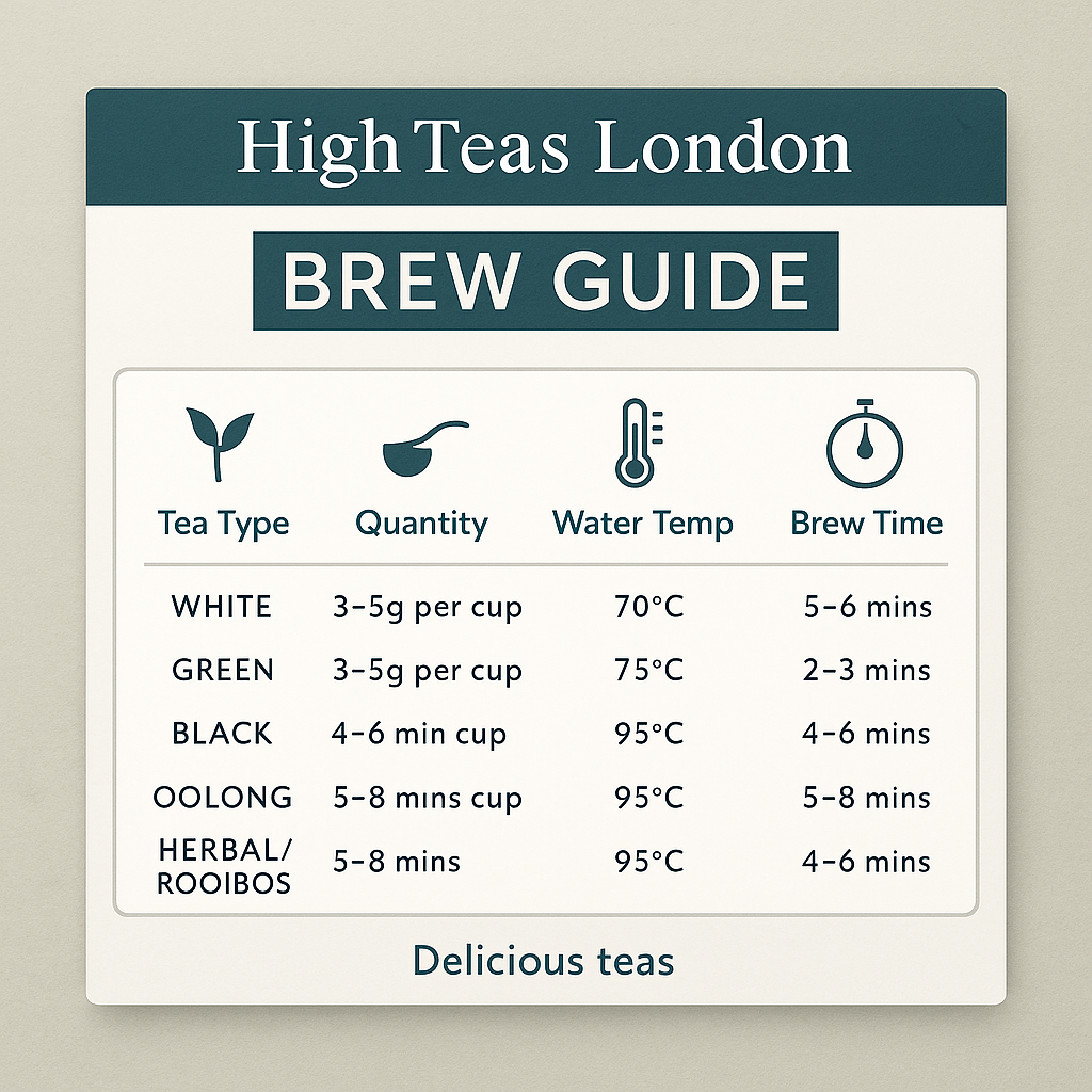 High Teas Baroness Grey Blend Loose Leaf Black Tea - Choice of Weight