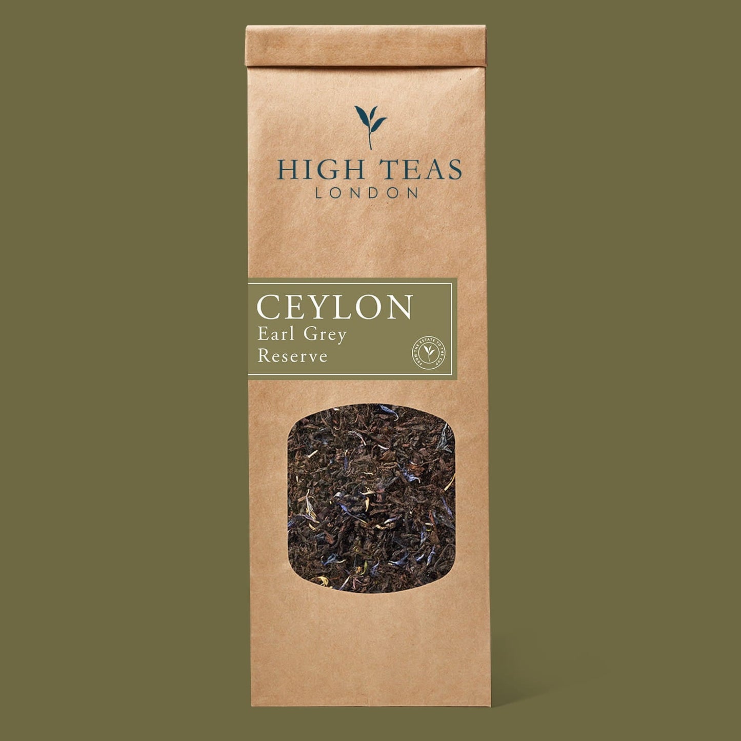 High Teas Earl Grey Reserve with Cornflowers Loose Leaf Black Tea - Choice of Weight