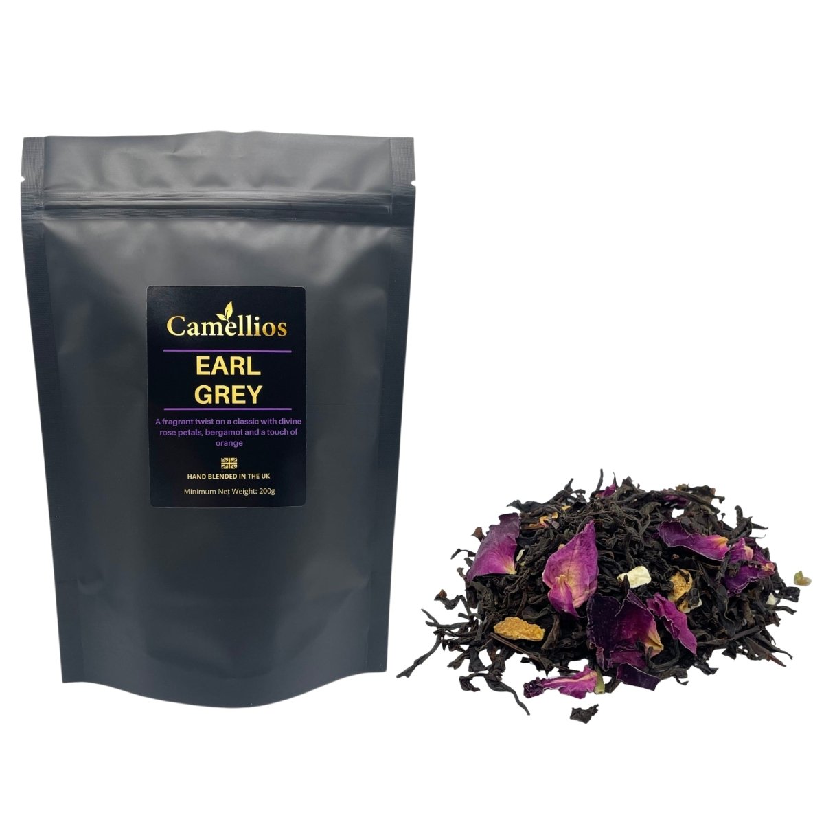 Camellios Earl Grey Loose Leaf Tea - Choice of Weight