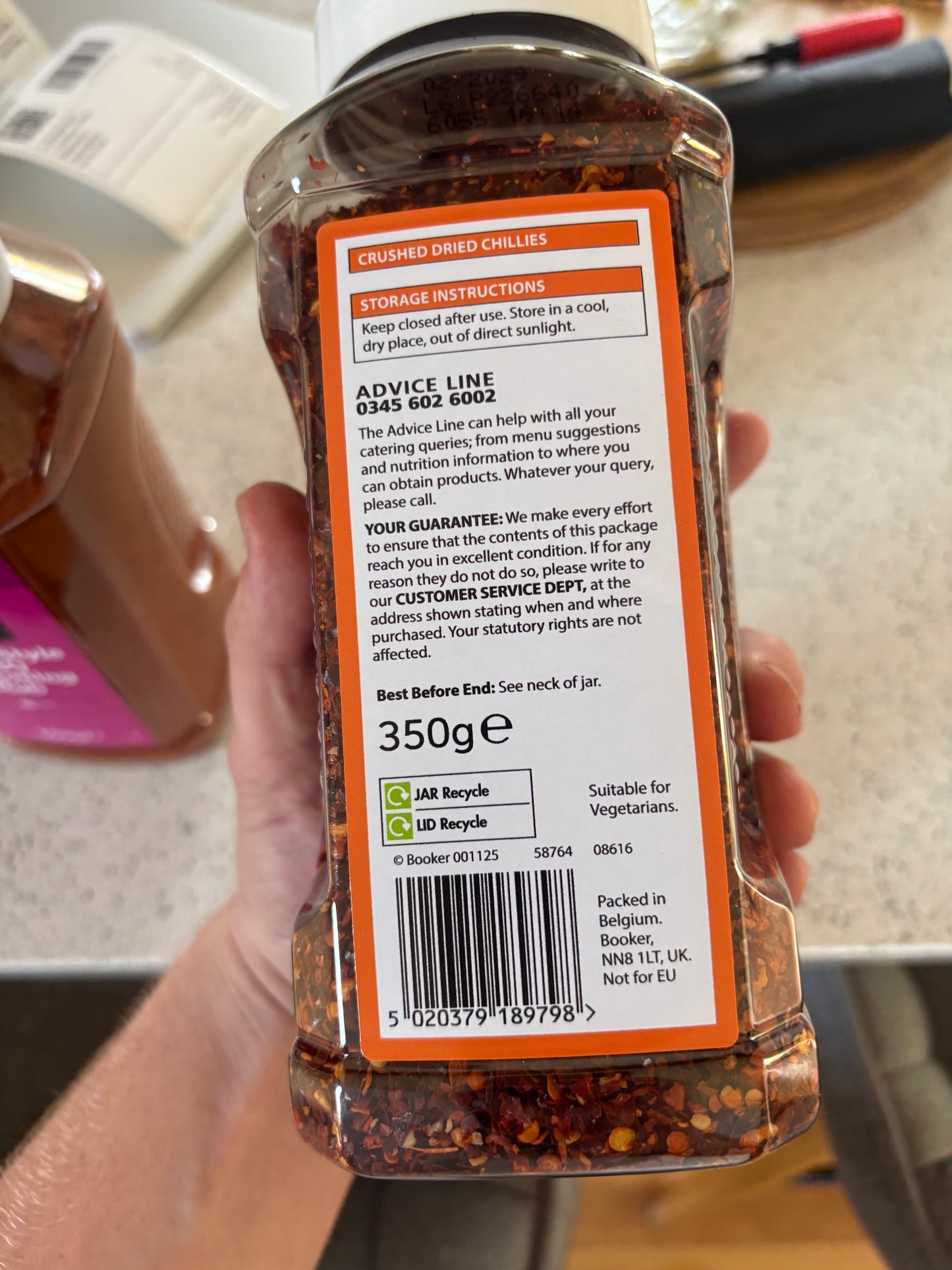 Chef's Menu Crushed Chillies - 350g