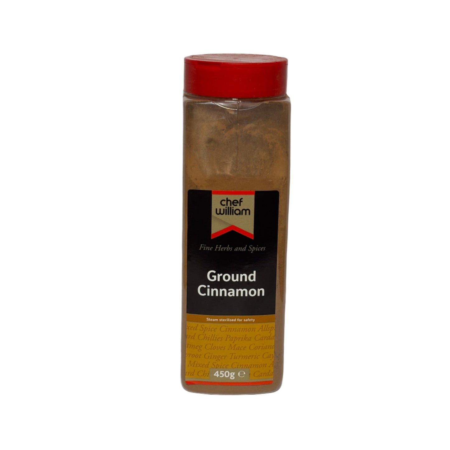 Chef william Ground Cinnamon 450gW