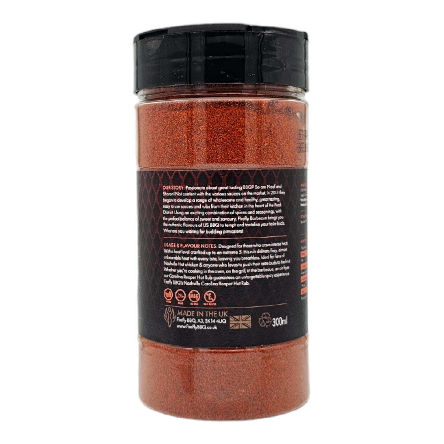 FireFly Barbecue Nashville Reaper Hot BBQ Rub