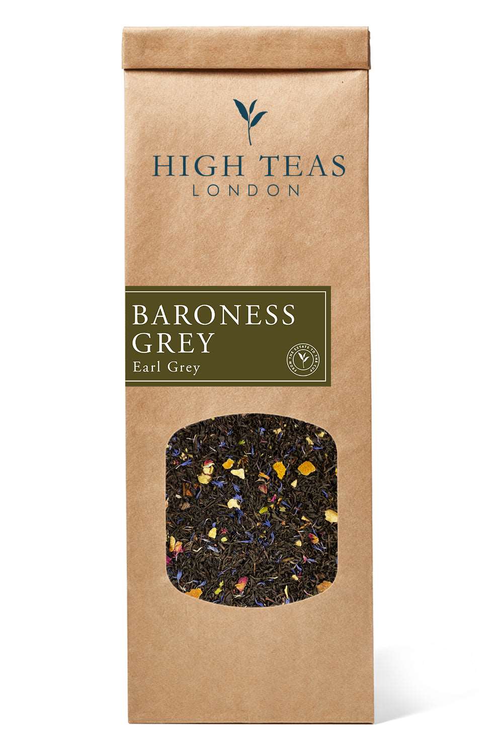 High Teas Baroness Grey Blend Loose Leaf Black Tea - Choice of Weight