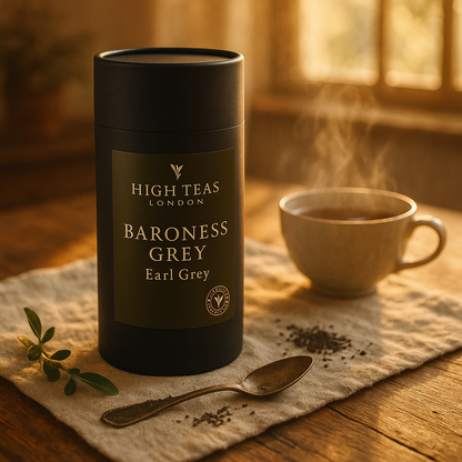 High Teas Baroness Grey Blend Loose Leaf Black Tea - Choice of Weight