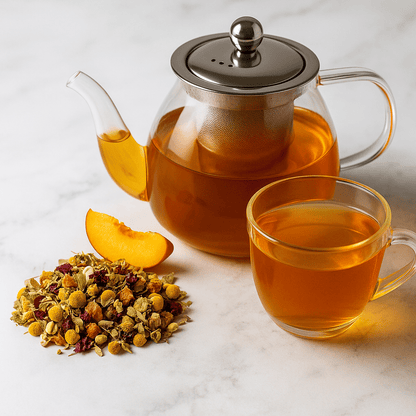 Camellios Peachy Chamomile Loose Leaf Tea - Choice of Weight