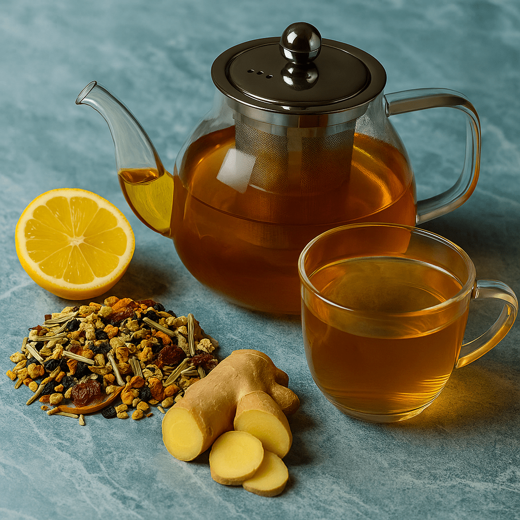 Camellios Ginger & Lemongrass Loose Leaf Tea - Choice of Weight
