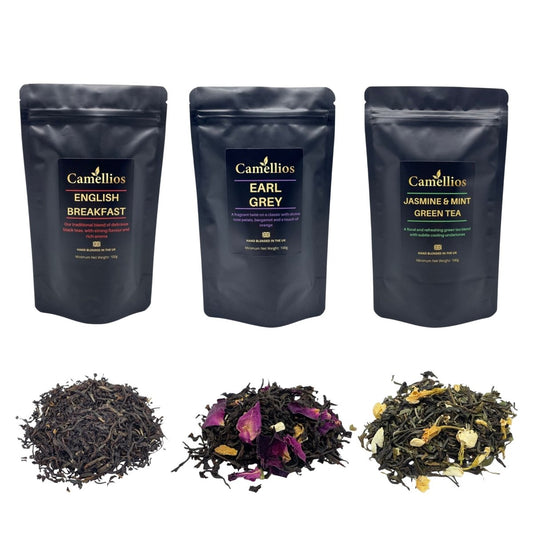 Camellios Premium Loose Leaf Tea Bundle - 3 Pack