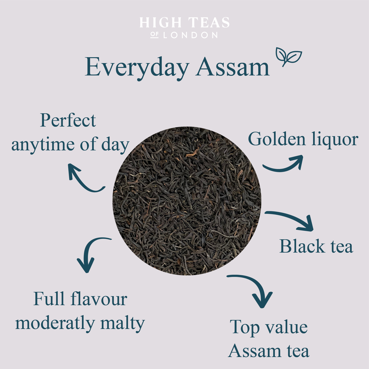 High Teas Assam Hunwal TGFOP1 2nd Flush Loose Leaf Black Tea - Choice of Weight