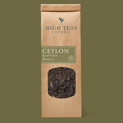 High Teas Earl Grey Reserve with Cornflowers Loose Leaf Black Tea - Choice of Weight