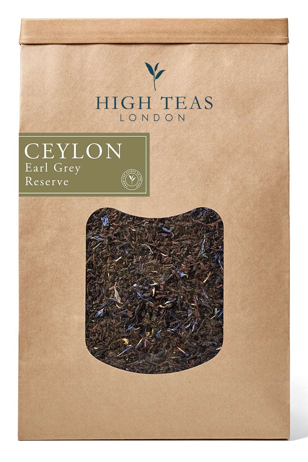 High Teas Earl Grey Reserve with Cornflowers Loose Leaf Black Tea - Choice of Weight