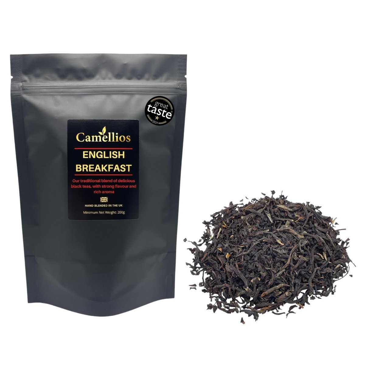 Camellios English Breakfast Loose Leaf Tea - Choice of Weight