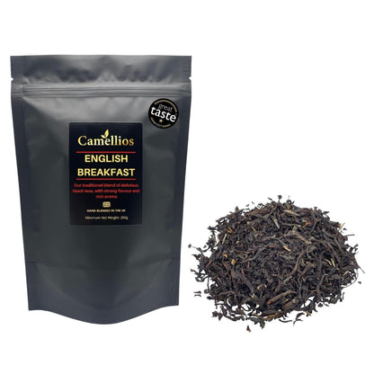 Camellios English Breakfast Loose Leaf Tea - Choice of Weight