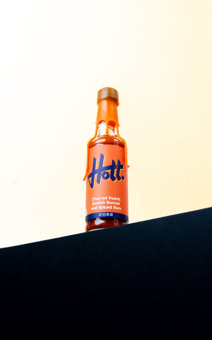 Hott. - Charred Peach, Scotch Bonnet and Spiced Rum Hott Sauce