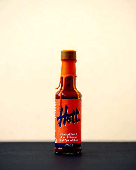 Hott. - Charred Peach, Scotch Bonnet and Spiced Rum Hott Sauce