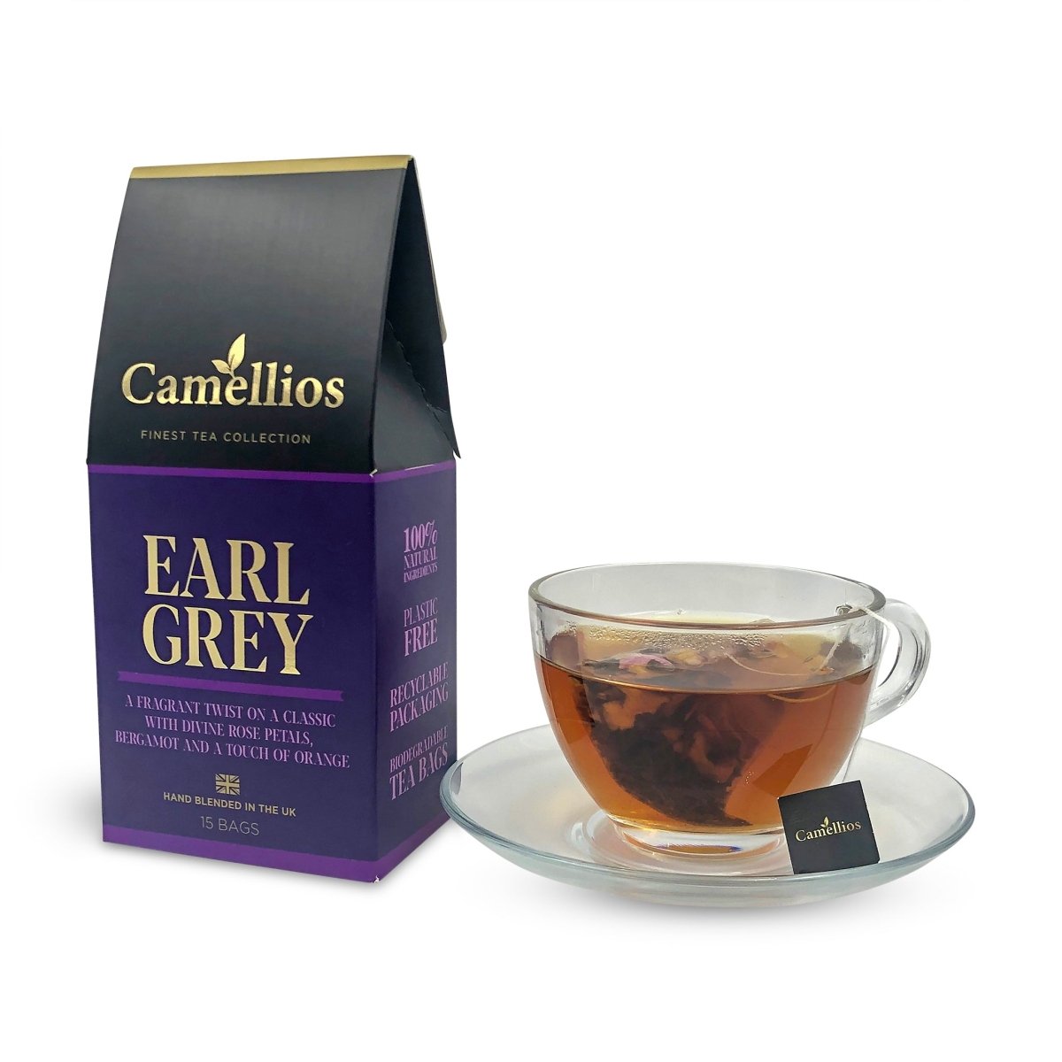 Camillios Earl Grey Tea Bags- Choice of Quantity