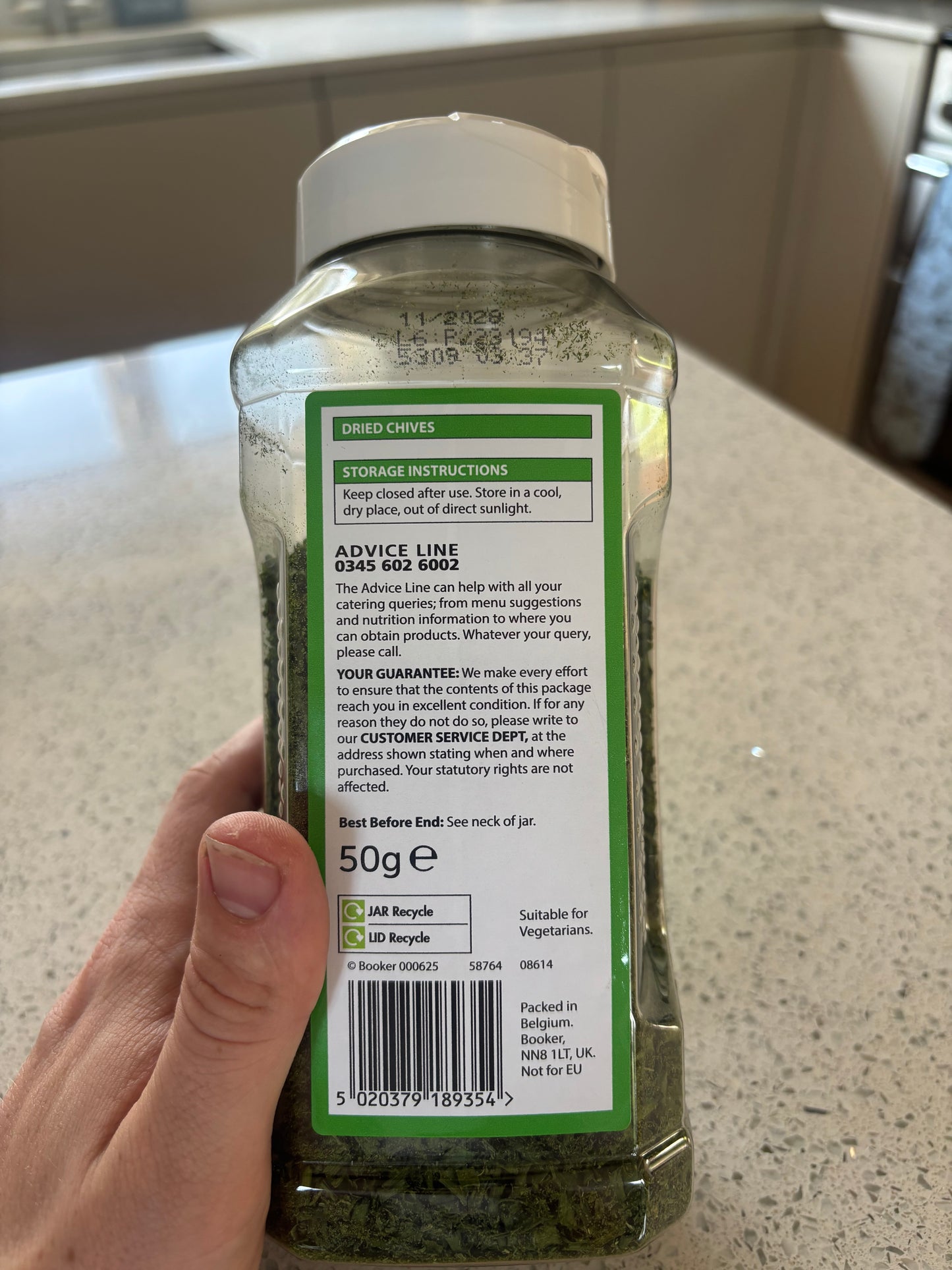 Chef's Menu Dried Chives - 50g