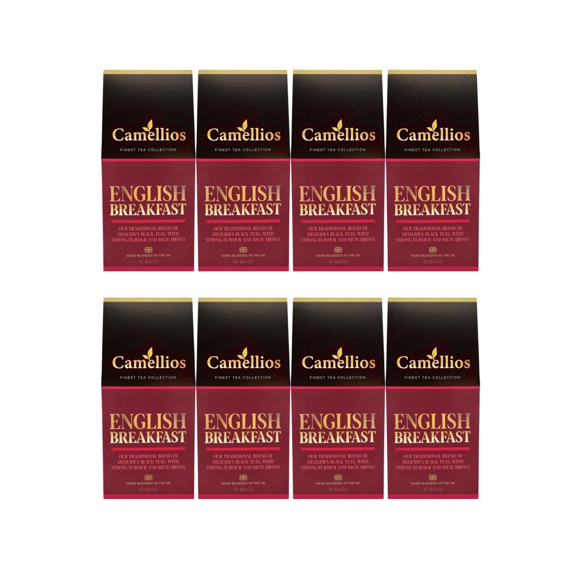 Camellios English Breakfast Tea Bags - Choice of Quantity