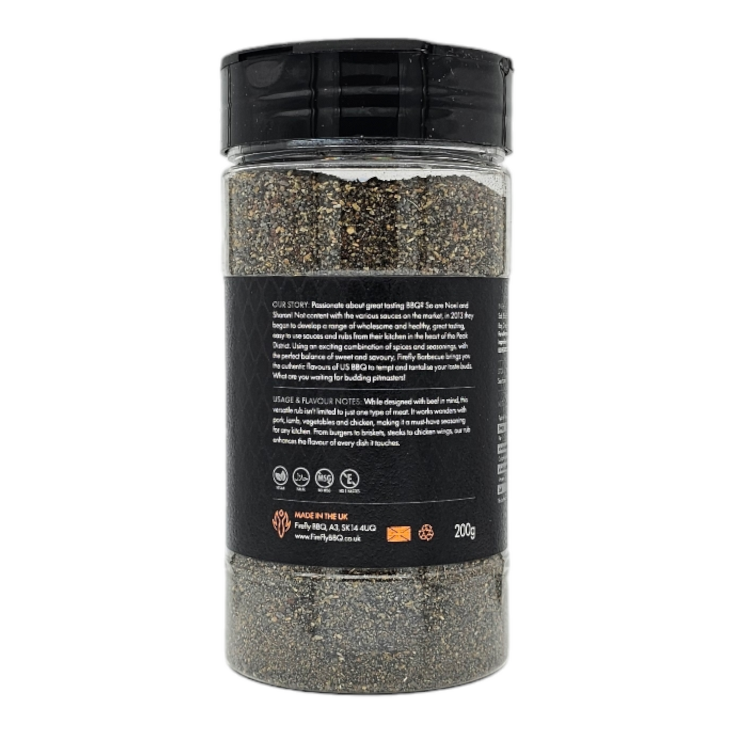 FireFly Barbecue Black Magic Charcoal Beef Rub