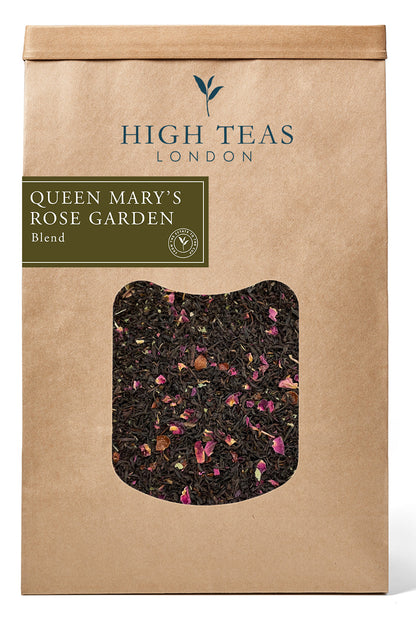High Teas Queen Mary's Rose Garden Loose Leaf Black Tea - Choice of Weight
