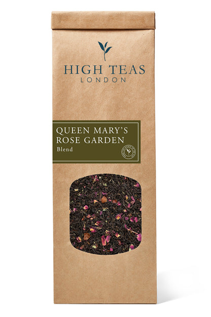 High Teas Queen Mary's Rose Garden Loose Leaf Black Tea - Choice of Weight