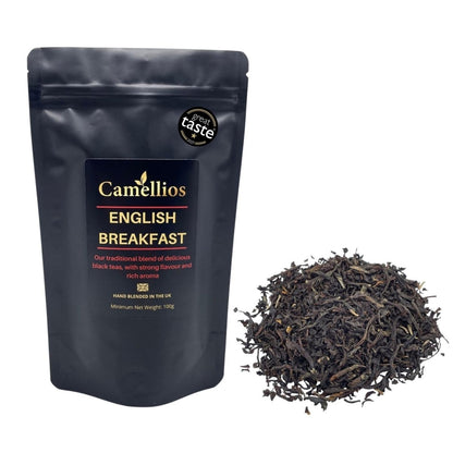 Camellios English Breakfast Loose Leaf Tea - Choice of Weight