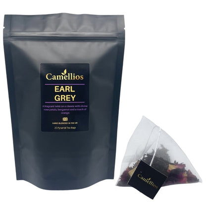 Camillios Earl Grey Tea Bags- Choice of Quantity