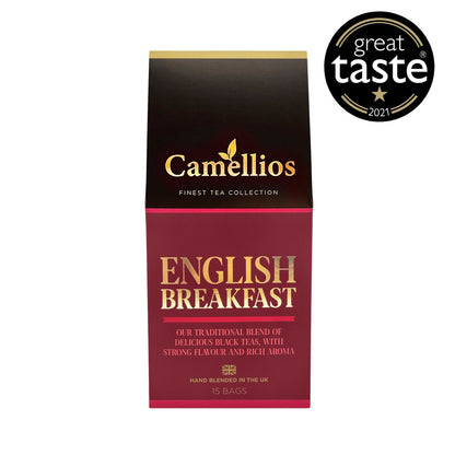Camellios English Breakfast Tea Bags - Choice of Quantity