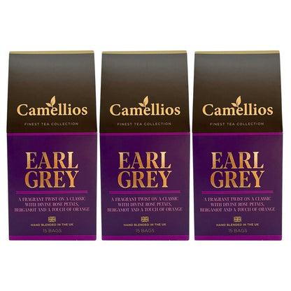 Camillios Earl Grey Tea Bags- Choice of Quantity