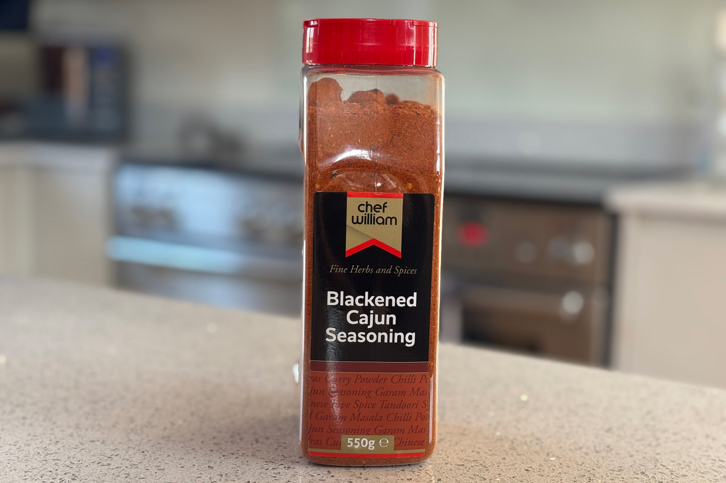 Chef William Blackened Cajun Seasoning 550g