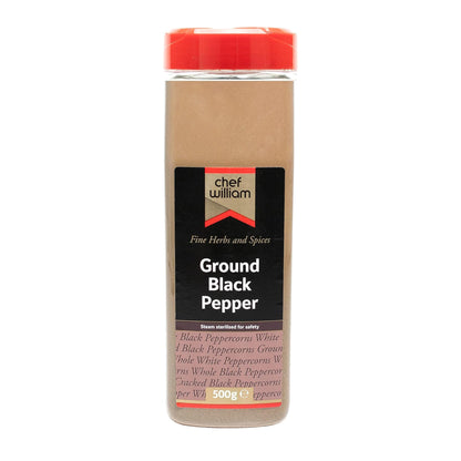Ground Black Peppercorns 500g
