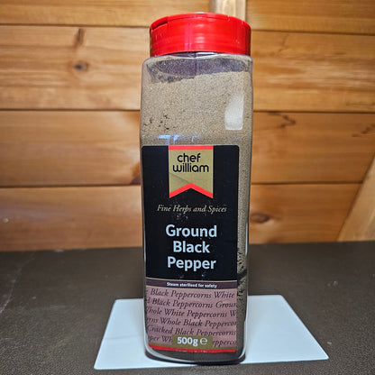 Ground Black Peppercorns 500g