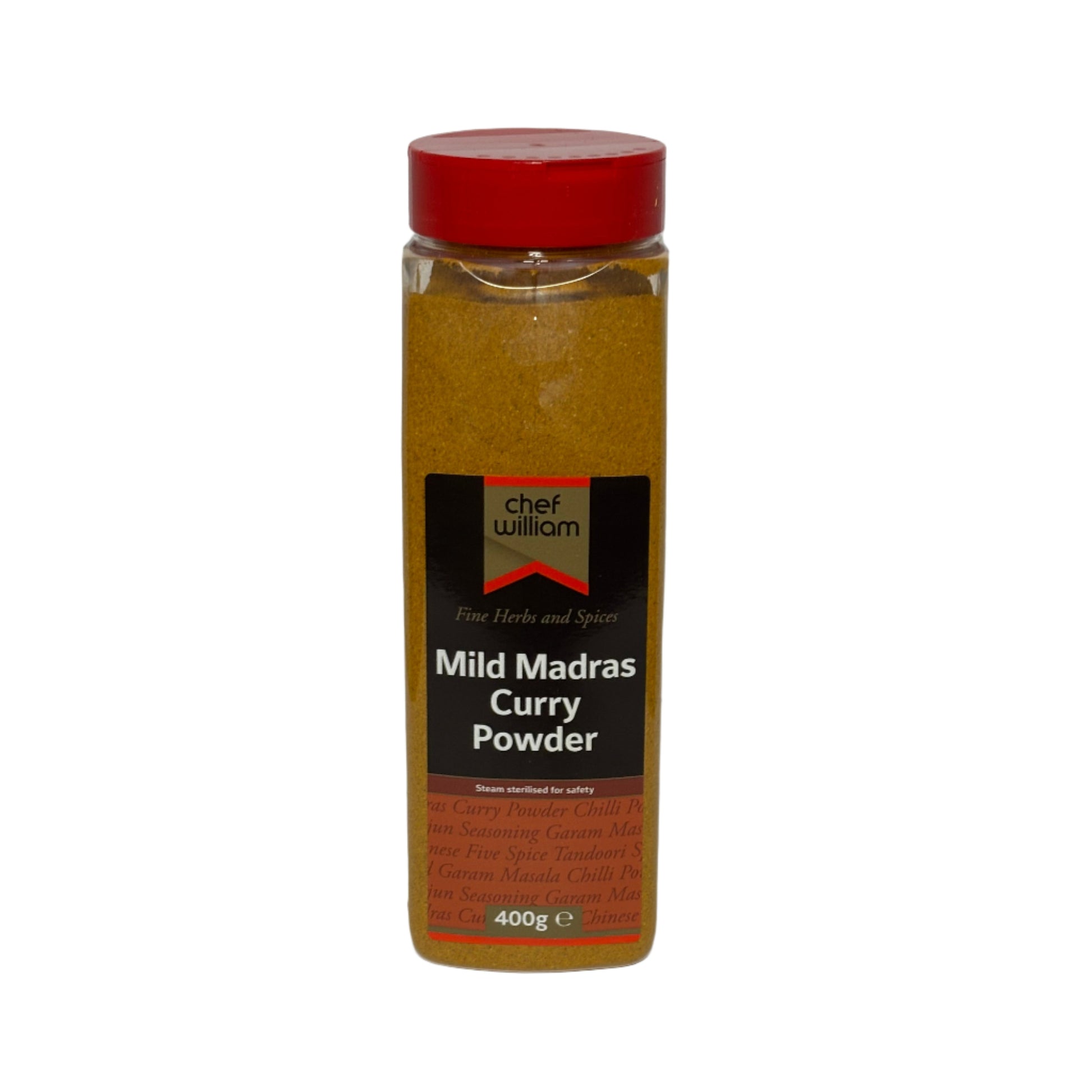Chef William Mild Madras Curry Powder 400g