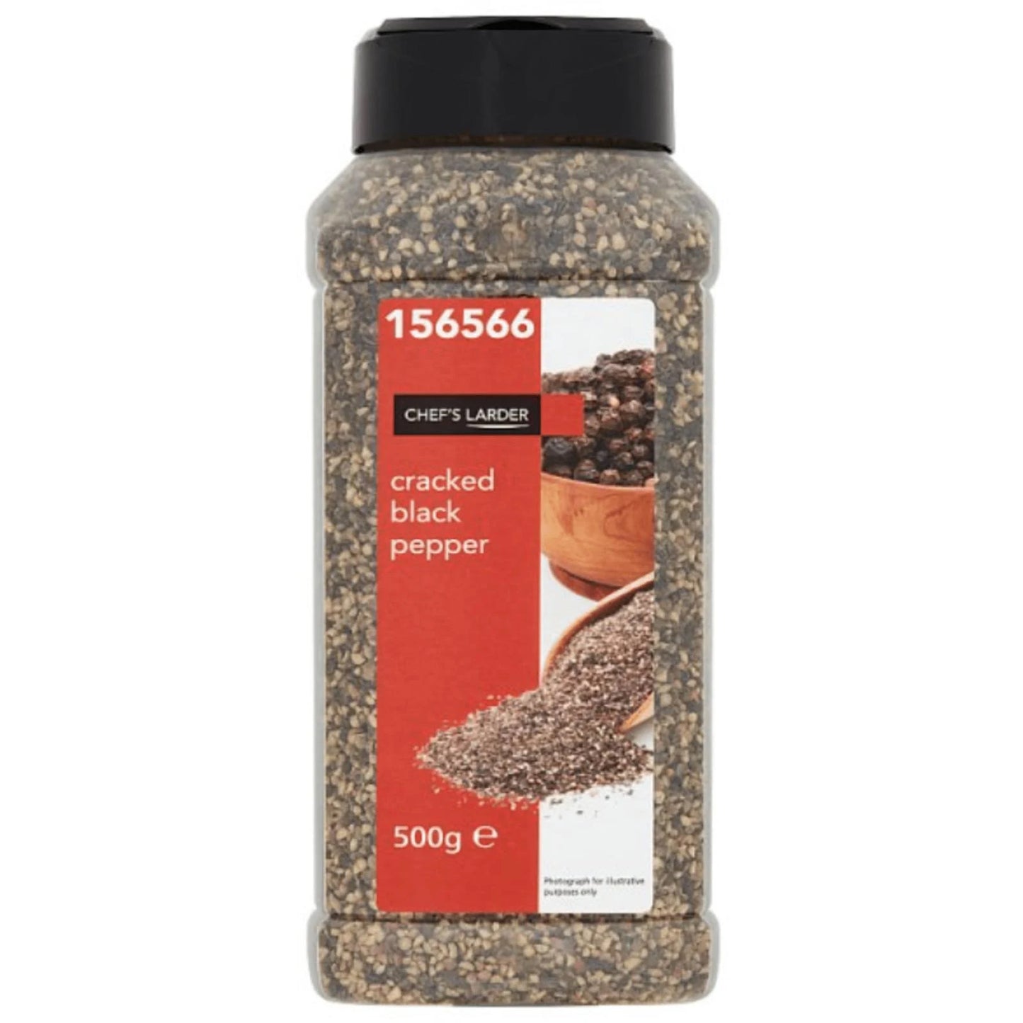 Chef's Larder Cracked Black Peppercorns - 500g