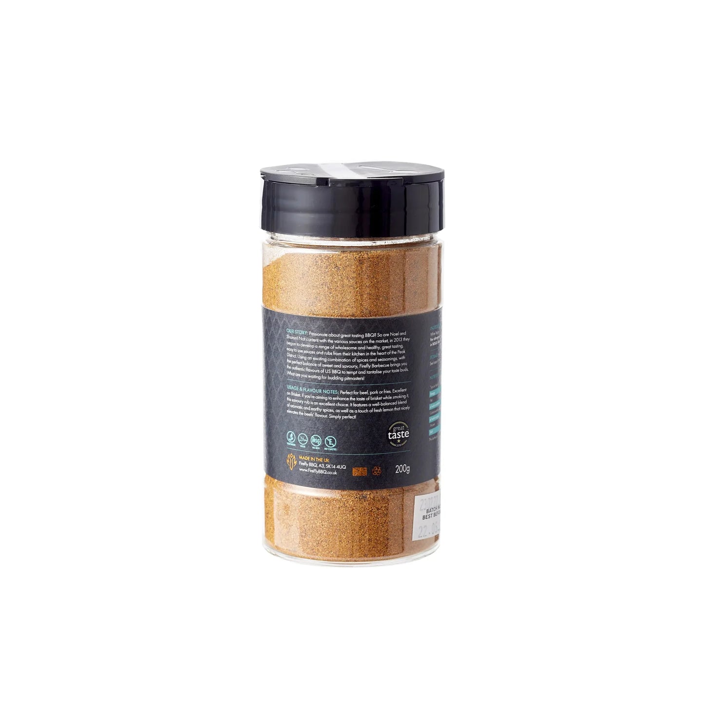 Firefly Barbecue Lone Star BBQ Rub - Texas BBQ SPG Seasoning