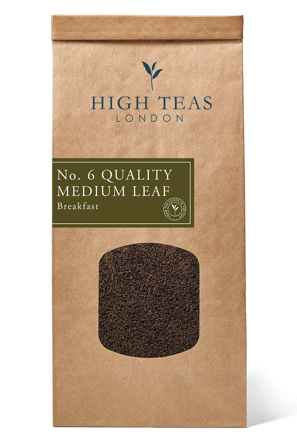High Teas English Breakfast No.6 Medium Leaf Loose Black Tea - Choice of Weight