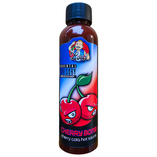Lou's Brews Cherry Bomb - XX Hot Cherry Cola Hot Sauce
